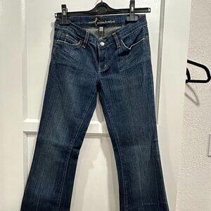 bebe Jeans Phantom Wash Boot Cut Size 26 Made in USA